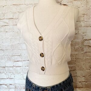 Sincerely Jules cropped sweater vest